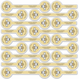 Niedliches Honeybee Logo-Top-Deckensicherheit Aufkleber