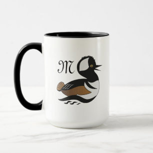 Niedliches Hooded Merganser Duck Tasse