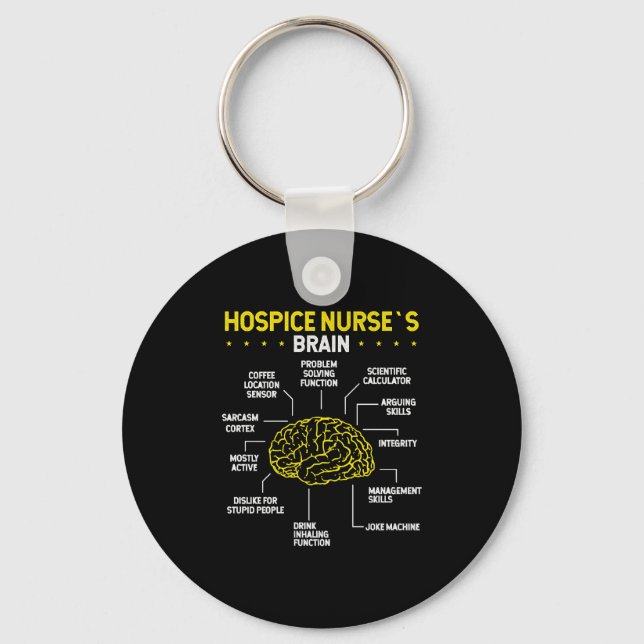 Niedliches Hospice Nursing Day Schlüsselanhänger (Vorderseite)