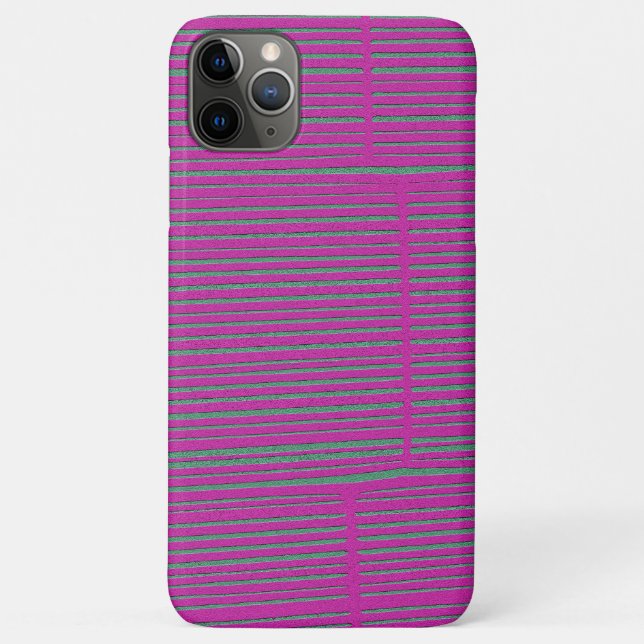 Niedliches Hot Pink Einzigartiges modernes Strickm Case-Mate iPhone Hülle (Rückseite)