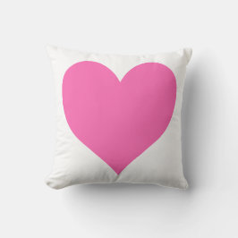 Niedliches Hot-Pink-Herz Kissen