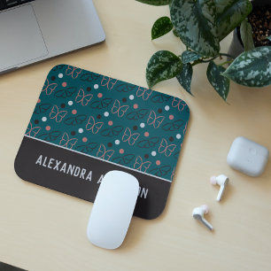 Niedliches Hübsches Blaugraues/graues Schmetterlin Mousepad