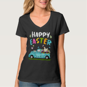 Niedliches Huhn mit sonnigen Ohren Ei Jagd LKW Eas T-Shirt