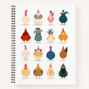 Niedliches Huhn Notizbuch