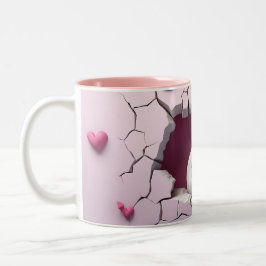 Niedliches Huhn Zweifarbige Tasse