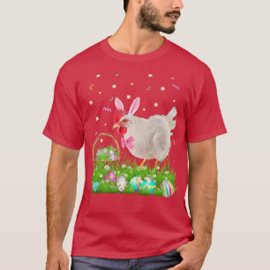 Niedliches Hühnchen Ostertag Bunny Egg Osterkostüm T-Shirt
