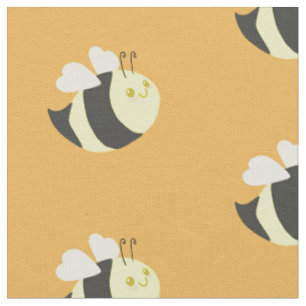 Niedliches Hummel-Bienen-Gewebe Stoff