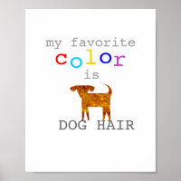 niedliches Hunde Humor-Poster mit Text