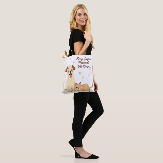 Niedliches Hunde- und Katzen-Design für Tierliebha Tasche (Am Model)