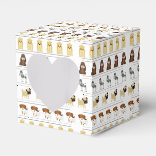 niedliches Hundedesign für Hundefreunde - weiß Geschenkschachtel