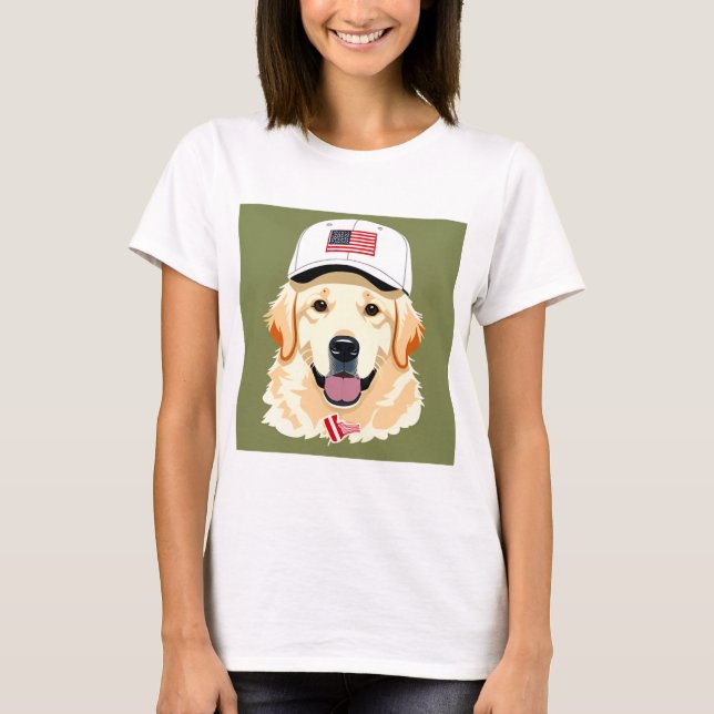 niedliches Hundedesign T-Shirt (Vorderseite)