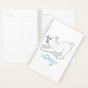 Niedliches Hundegeschenk Witziger Hund mit Schme Planer