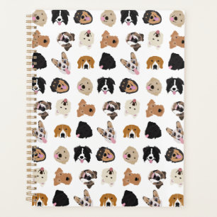 Niedliches Hundegesichtsbild Planer