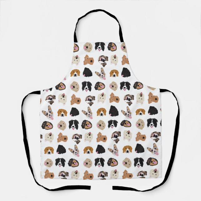 Niedliches Hundegesichtsbild Schürze (Vorderseite)