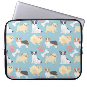 Niedliches Hundemuster Laptopschutzhülle