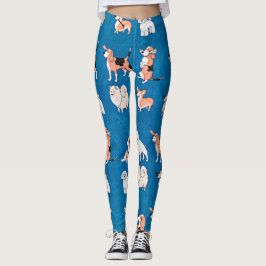 Niedliches Hundemuster Leggings