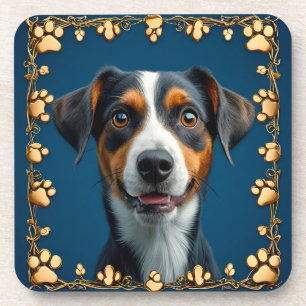 Niedliches Hundeportrait Getränkeuntersetzer