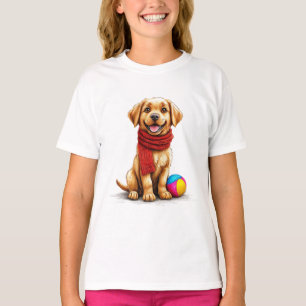 Niedliches Hundeportrait T-Shirt