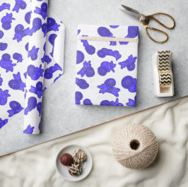 Niedliches Hundeschwinterpapier Geschenkpapier