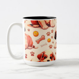 Niedliches Hundsmuster 11 oz. Kaffeemaschine Tasse