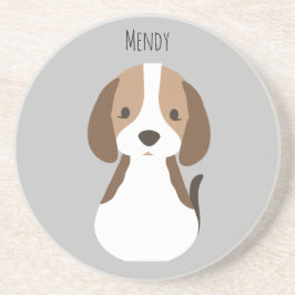 Niedliches Hundsmuster Getränkeuntersetzer
