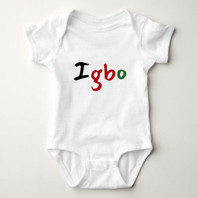 Niedliches Igbo Baby Strampler (Vorderseite)