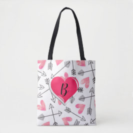 Niedliches, individuell anpassbares Herz in Rosa u Tasche