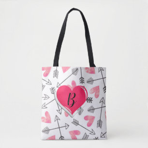 Niedliches, individuell anpassbares Herz in Rosa u Tasche