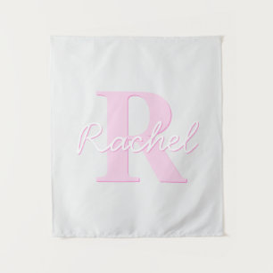 Niedliches individuell anpassbares Monogramm   Pin Wandteppich
