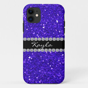 NIEDLICHES IPHONE 5 KÖNIGLICHES BLAU FALL-BLING Case-Mate iPhone HÜLLE