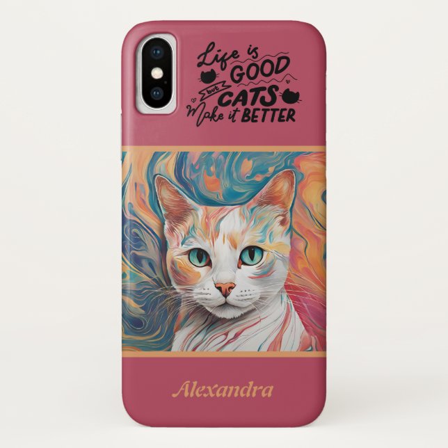 Niedliches iPhone/iPad-Gehäuse Case-Mate iPhone Hülle (Rückseite)