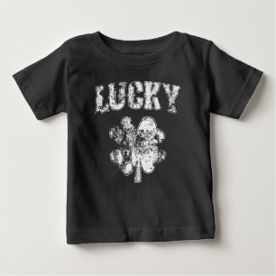 Niedliches irisches glückliches Kleeblatt Baby T-shirt
