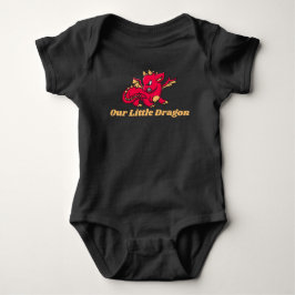 Niedliches Jahr des Drachenjungen Baby Strampler