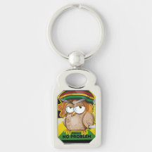 Niedliches Jamaika kein Problem Funny Owl Räuchen