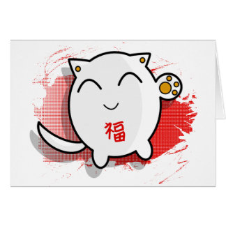 niedliches japanisches glückliches