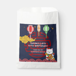 Niedliches japanisches Hibachi Dinner Geburtstagsp Geschenktütchen