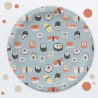 Niedliches japanisches Sushi-Muster