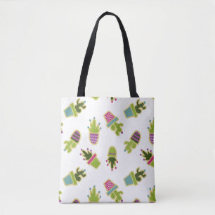 Niedliches Kaktus-Design mit benutzerdefinierter H Tasche