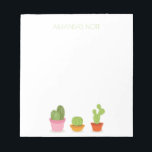 Niedliches Kaktustrio Notizblock<br><div class="desc">Niedliches Kakteen-Trio Notepad,  ideal für einen Garten oder ein Landschaftsaufenthalt oder für alle,  die ein wenig Grün mögen</div>