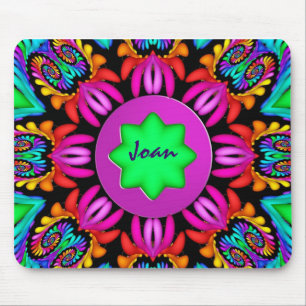 Niedliches Kaleidoskop, Spiralen mousepad mit