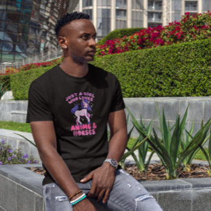 Niedliches Kalk und Pferde T-Shirt