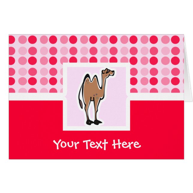 Niedliches Kamel (Vorderseite (Horizontal))