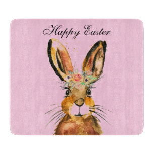 Niedliches Kaninchen Bunny Hare Ostergebirge Schneidebrett