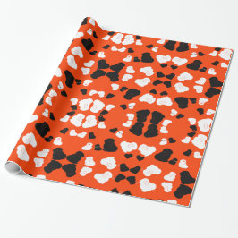 Niedliches Kaninchen Halloween-Geschenkpapier Geschenkpapier