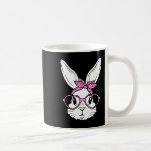 Niedliches Kaninchen mit Bandana-HerzbrilleC Kaffeetasse