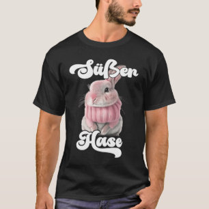 Niedliches Kaninchen Retro-Winterkaninchen Mum T-Shirt