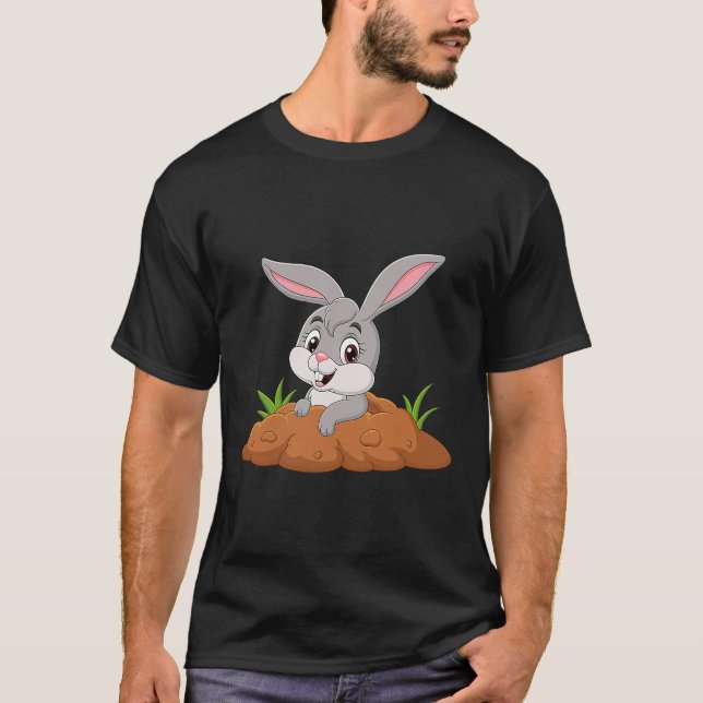 Niedliches Kaninchen T-Shirt (Vorderseite)