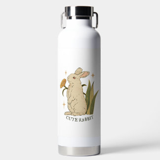 niedliches Kaninchen Trinkflasche