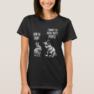 Niedliches Kaninchen, verwildertes Ziegenkind Wie T-Shirt