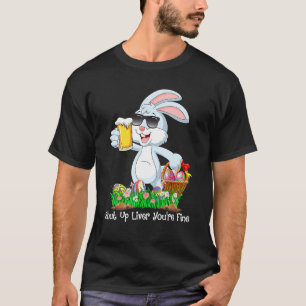 Niedliches Kaninchengesicht mit Sonnenbrille Oster T-Shirt